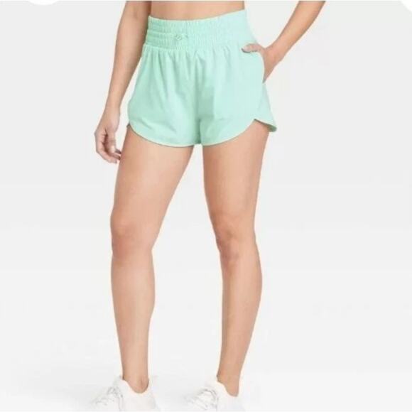 All In Motion High Rise Flex Shorts Size XXL Gym Workout Exercise Activewear - Picture 1 of 12